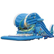used inflatable slides